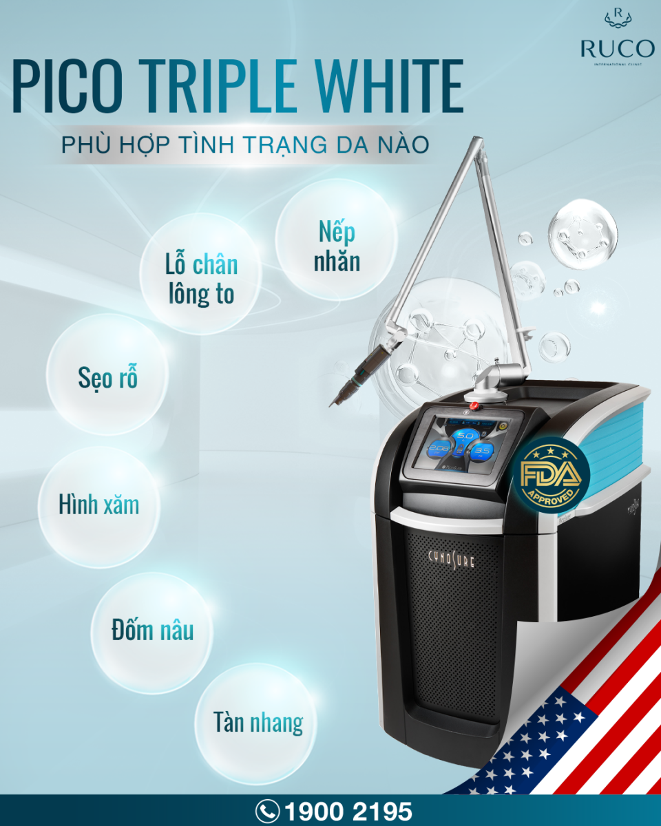 ưu điểm pico triple white