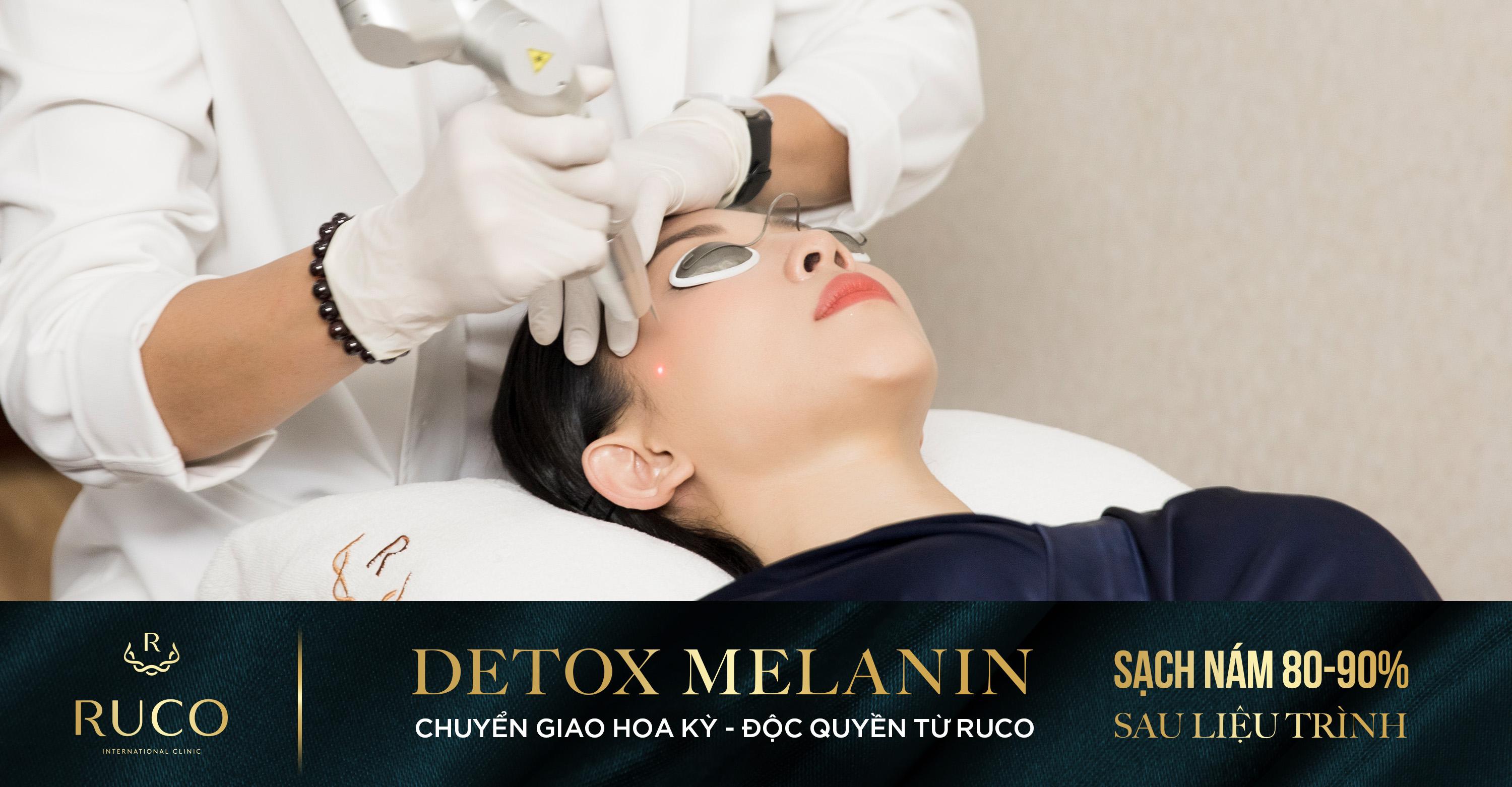 Detox Melanin - công nghệ điều trị nám chuyển giao từ Hoa Kỳ
