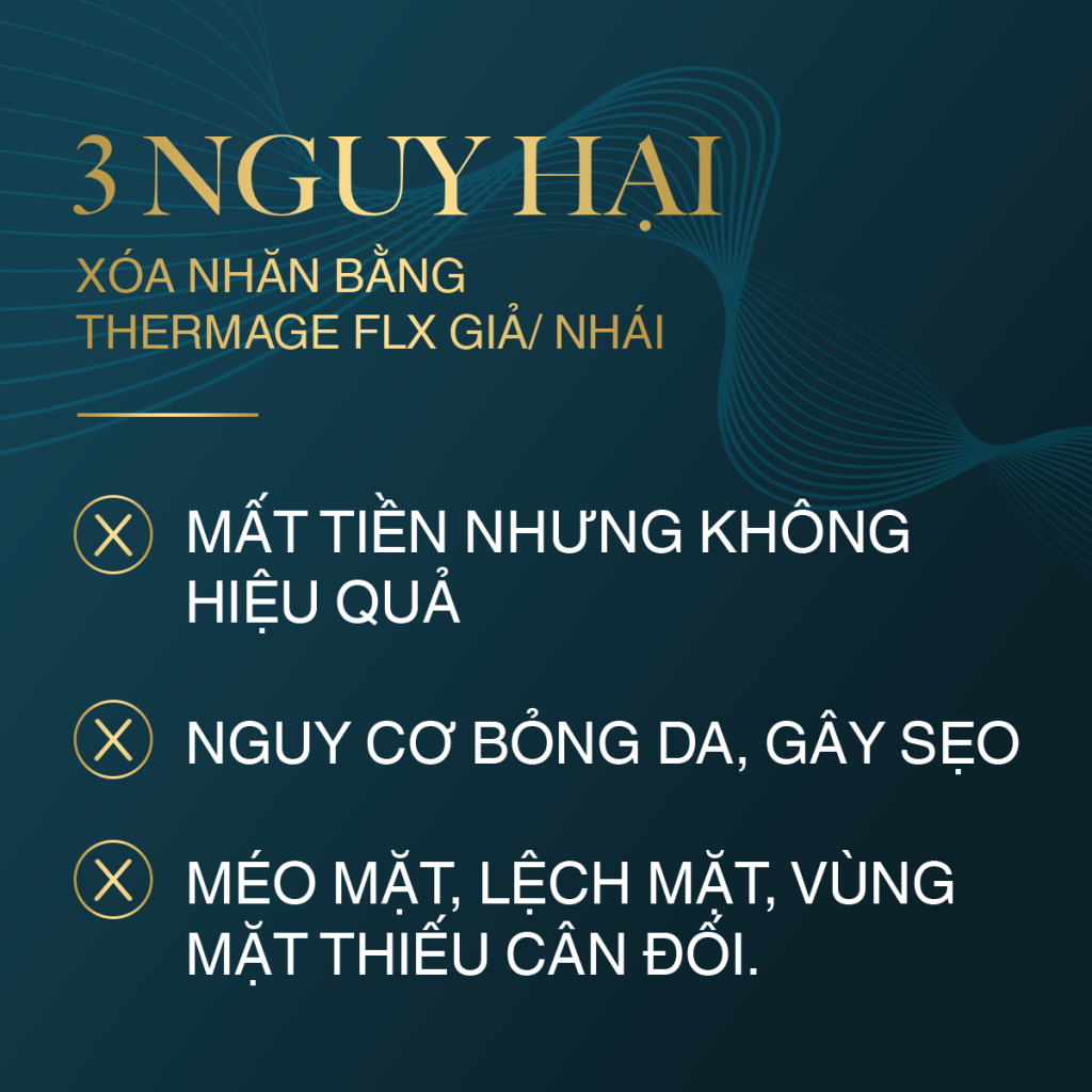 nguy cơ thermage flx giả